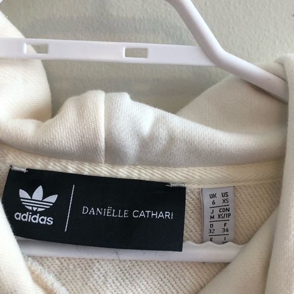 Adidas cream colored hoodie - Picture 3 of 4